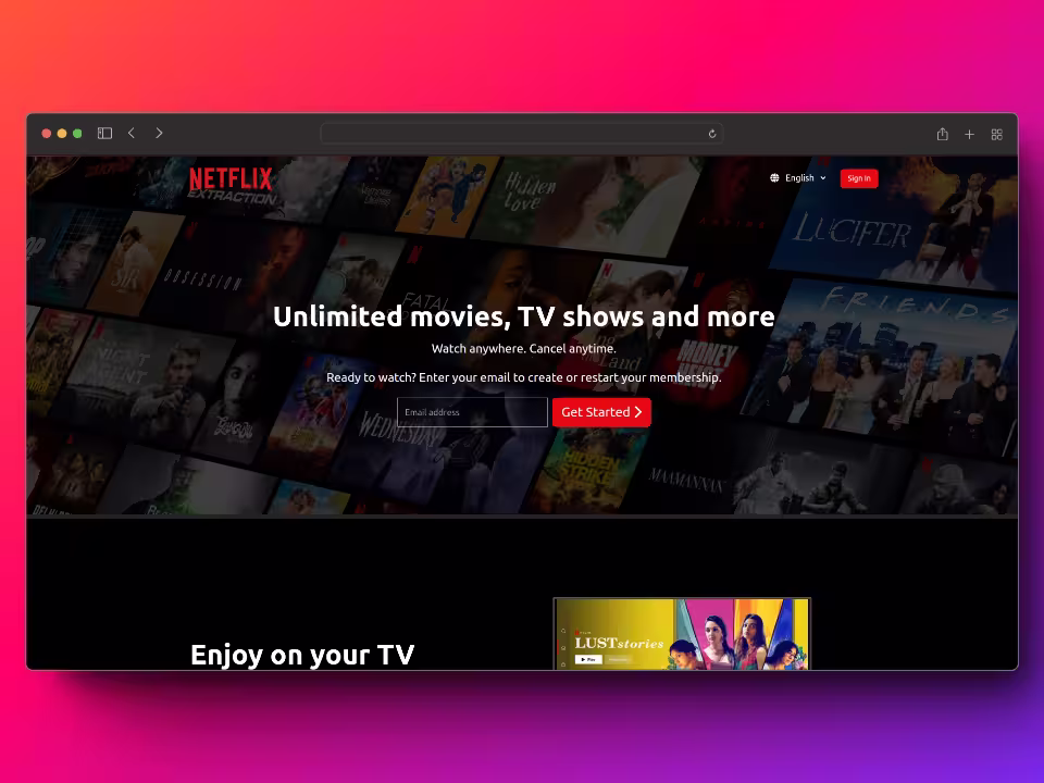 Netflix Clone preview